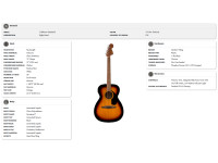 Fender California Standard Monterey Spruce Top 3-Color Sunburst Fender California Standard Monterey Spruce Top 3-Color Sunburst